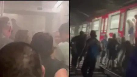 حريق في مترو برشلونة يدفع الركاب للمشي داخل النفق ونقل 39 إلى المستشفيات