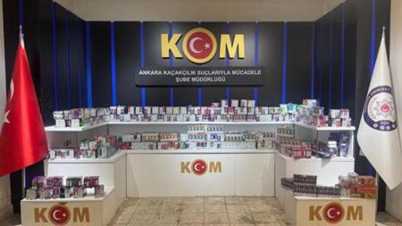 ضبط سجائر إلكترونية مهربة بقيمة 3 ملايين ليرة في أنقرة