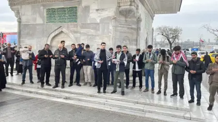 مظاهرات في اسطنبول تنديداً بالعدوان على غزة