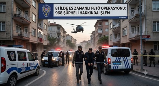 ضربة أمنية في 81 ولاية تركية تطال 968 مشتبهاً به