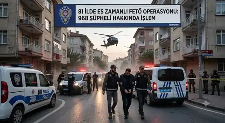 ضربة أمنية في 81 ولاية تركية تطال 968 مشتبهاً به