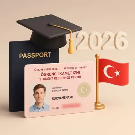 خطوات استخراج الإقامة الطلابية في تركيا 2026