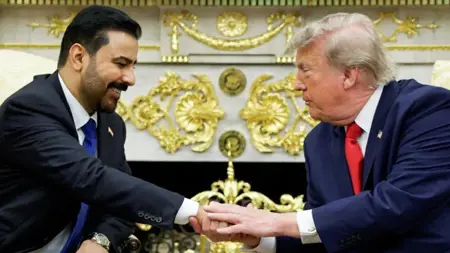رئيس الوزراء العراقي من واشنطن: نحن هنا لإعلان شراكة استراتيجية مع أمريكا وسنمنع أي سلاح خارج الدولة بعد 30 أيلول