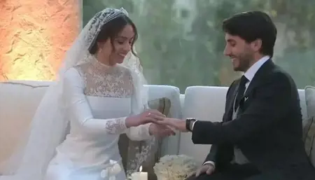 ملك الأردن يحتفل بزواج كريمته " الأميرة إيمان"