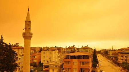 الأرصاد التركية تحذر من عاصفة رملية مصدرها سوريا