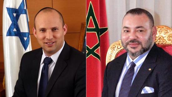 رئيس وزراء الاحتلال الإسرائيلي يهنئ العاهل المغربي بعيد العرش