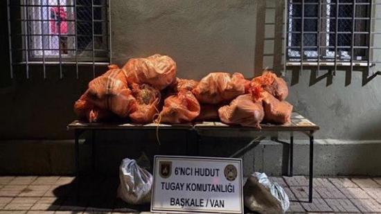 ضبط 356 كيلو جراماً من المخدرات في ولاية فان التركية