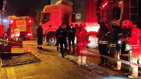 انفجار ماسورة غاز طبيعي في فرن بإسطنبول
