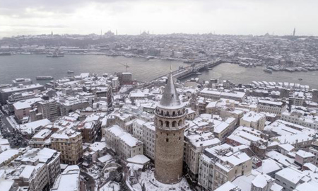 دائرة الأرصاد التركية تحذر من ثلوج وأمطار غزيرة في إسطنبول 
