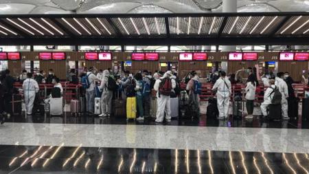 زيادة كثافة  الرحلات في مطار إسطنبول