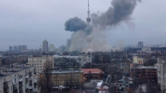 مجموعة انفجارات تهز العاصمة الأوكرانية كييف