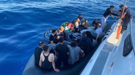 القبض على 29 مهاجرًا غير نظامي قبالة سواحل فتحية في موغلا