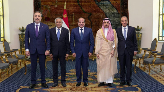 بيان فلسطيني مشترك من تركيا وباكستان ومصر والمملكة العربية السعودية