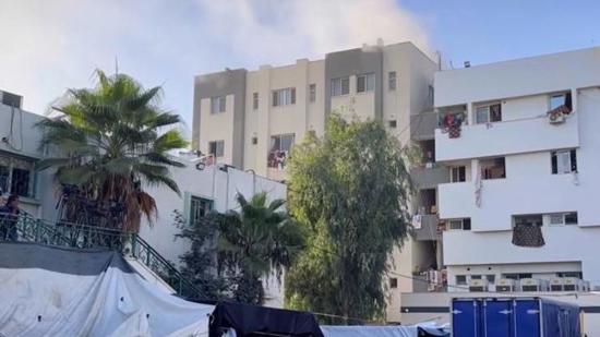 إسرائيل تقصف ألواح الطاقة الشمسية التابعة لمستشفى الشفاء في غزة