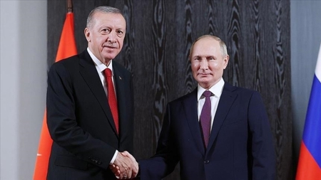 بينها الملف السوري.. أردوغان يناقش قضايا إقليمية ودولية هامة مع بوتين