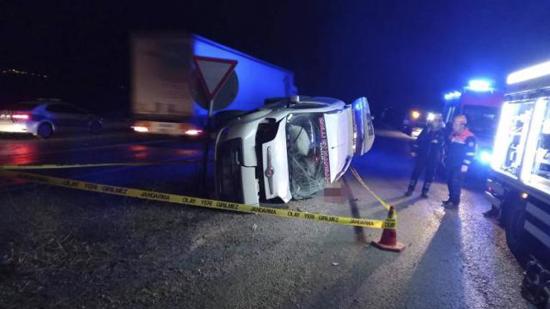 حادث مروري مروع في  أكساراي