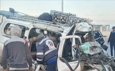  كانوامتجهين إلى معبر رفح.. وفاة 5 فلسطينيين في حادث سير بالإسماعيلية