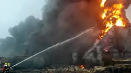 حريق مصنع يهزّ تكيرداغ