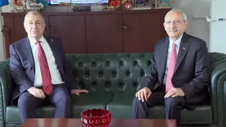  كمال كيليجدار أوغلو يلتقي بزعيم حزب النصر أوميت أوزداغ