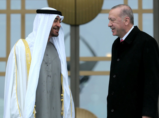 في مراسم رسمية.. الرئيس أردوغان يستقبل الشيخ ابن زايد