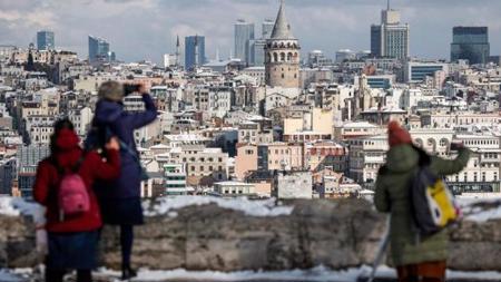 ارتفاع عدد السياح القادمين إلى اسطنبول في فبراير