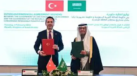 تركيا والسعودية توقعان اتفاقية طاقة متجددة بـ 2 مليار دولار 