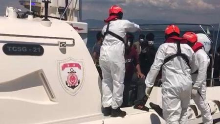 خفر السواحل التركي ينقذ 100 مهاجر غير نظامي في بحر إيجة
