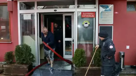 اندلاع حريق في سكن طلابي بولاية طرابزون التركية