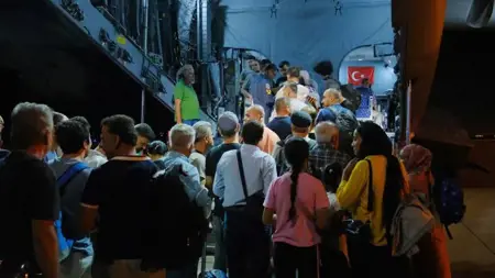 اكتمال عملية إجلاء المواطنين الأتراك من السودان