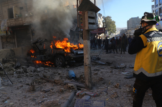 سوريا.. "قسد" تقصف مدينة عفرين مخلفة أضرارا بشرية ومادية كبيرة