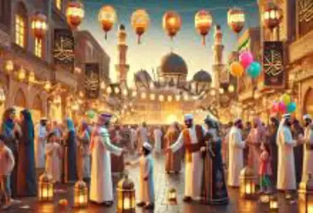 عاجل:السعودية تعلن أن غداً الأحد هو أول أيام عيد الفطر المبارك