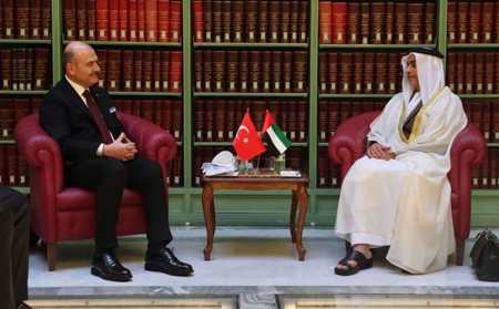 وزير الداخلية التركي يلتقي نظيره الإماراتي في روما