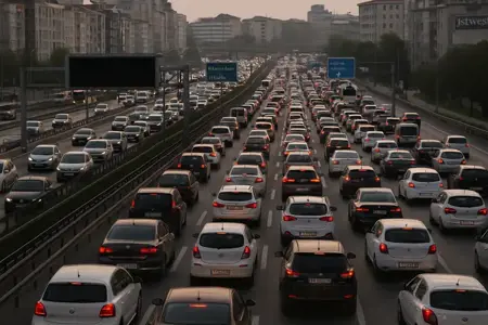 ازدحام مروري خانق في إسطنبول يعطل حركة التنقل