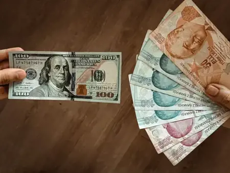 الليرة التركية تواجه انخفاضًا غير مسبوق أمام الدولار الأمريكي الليرة التركية تواجه انخفاضًا غير مسبوق أمام الدولار الأمريكي