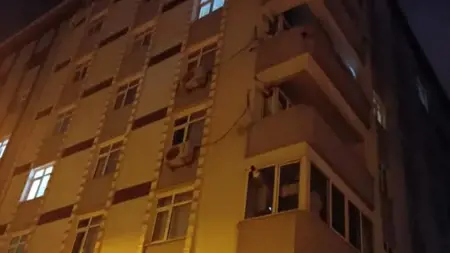 إخلاء مبنى من 7 طوابق في اسطنبول