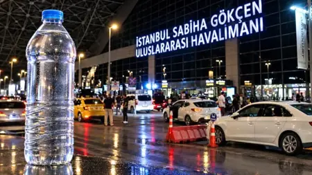 380 ليرة لزجاجة مياه في مطار إسطنبول!