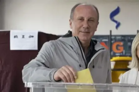 محرم إينجه بعد الإدلاء بصوته :"سأذهب إلى قريتي وأكون برفقة أحفادي"