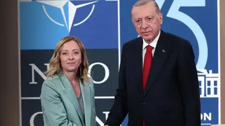 أردوغان وملوني يبحثان تعزيز التعاون الدفاعي والتضامن داخل الناتو