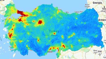 الأقمار الصناعة تكشف أكثر مدن تركيا تلوثاً