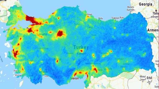 الأقمار الصناعة تكشف أكثر مدن تركيا تلوثاً