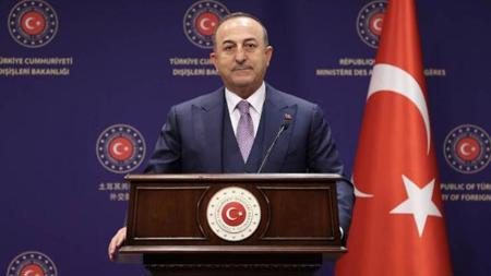 وزير الخارجية التركي يحضر اجتماع وزراء حلف الناتو