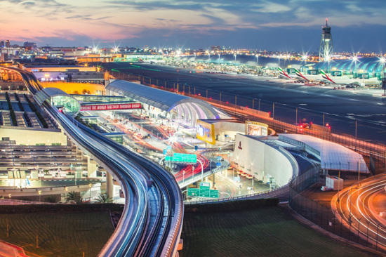 ارتفاع غير مسبوق في حركة المسافرين في مطار دبي الدولي