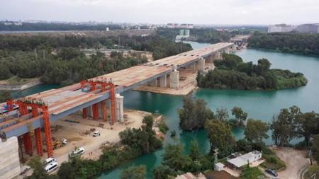 اكتمال 56 في المائة من بناء رابع أكبر جسر في تركيا