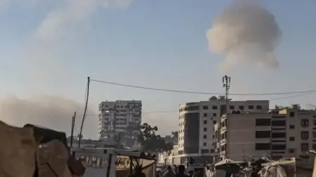 استشهاد 7 فلسطينيين بقصف إسرائيلي لمركز شرطة بلدية في غزة رغم مطالبة ترامب بوقف الهجمات