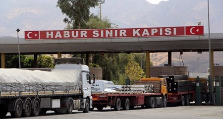عدد الشاحنات المارة عبر معبر خابور بين تركيا والعراق في يوم واحد يحطم رقما قياسيا