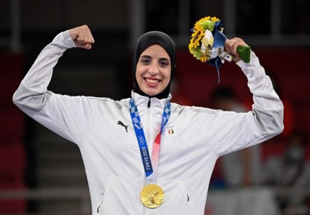 أولمبياد طوكيو.. فريال عبد العزيز تهدي مصر أول ميدالية ذهبية