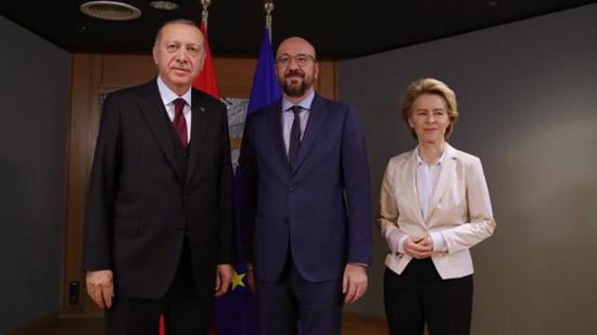 الرئيس التركي يستقبل شخصيات هامة من الاتحاد الأوروبي 
