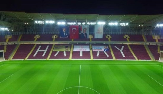أردوغان يفتتح استاد هاتاي الجديد بسعة 25 ألف متفرج