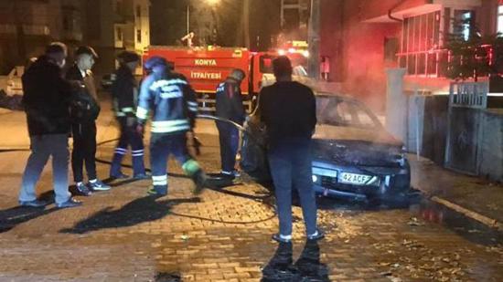الشرطة التركية تكشف ملابسات حرق 4 سيارات في قونية
