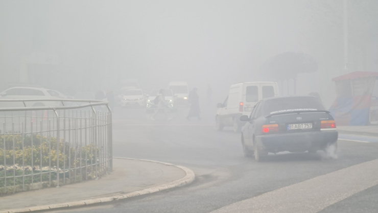 الوصف: وصل تلوث الهواء إلى مستوى "حساس" في دوزجي